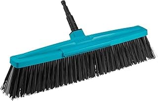 Balai de cantonnier Combisystem de Gardena : Balai Robuste pour Le Jardin et Les chemins Autour de la Maison, Largeur de Travail 45 cm, Poils Souples en polypropylène (3622-20)