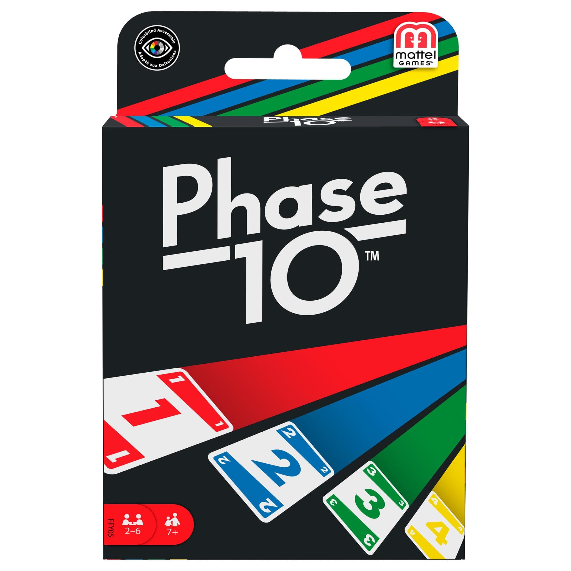 Mattel Mattel Games - Phase 10 Rummy Style Card Game, Board Game from 2 to 6 Players from 7 Years, Board Game, FFY05