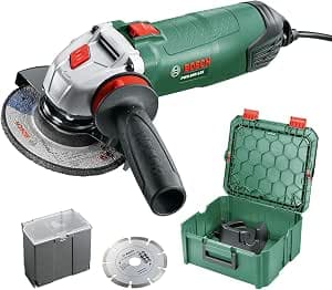 Bosch Home and Garden Bosch PWS 850-125 Angle Grinder (850 W, Disc Diameter 125 mm, in SystemBox | Size M)