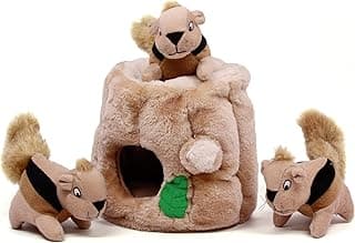 Outward Hound Outward Hound Casse tête pour Chiens - Cache-Cache Ecureuil en Peluches, format XL
