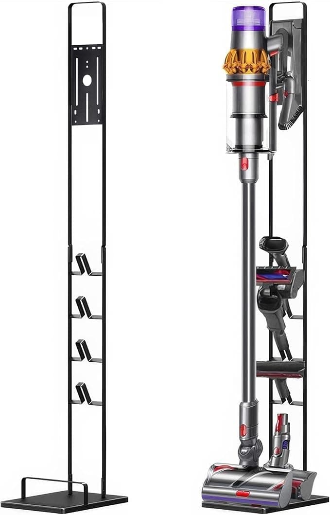 Vacuum Cleaner Holder Compatible with Dyson V15 V11 V10 V8 V7 V6 Accessories Holder for Storing and Organizing Your Vacuum Cleaner (Black) - Image 1