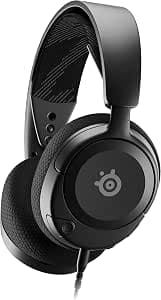 SteelSeries Arctis Nova 1 - Multi-System Gaming Headset - Hi-Fi with Drivers - 360° Space Sound - Memory Foam Ear Pads - Noise Cancelling Microphone - PC, PS5, PS4, Switch, Xbox - Black