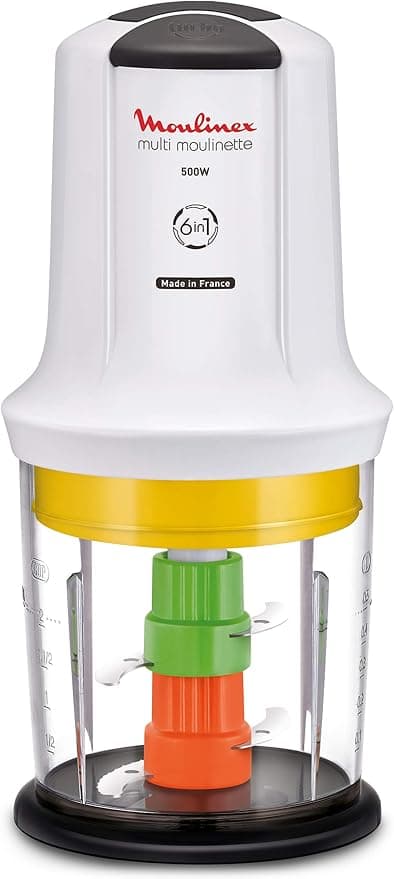 Moulinex Multi Reel AT723110 6-in-1, 500 W, 0.5 Litre, Plastic, 2 Speed, White - Image 1