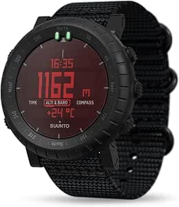 Suunto Core Alpha Stealth Outdoor Watch with Altimeter, Barometer and GPS