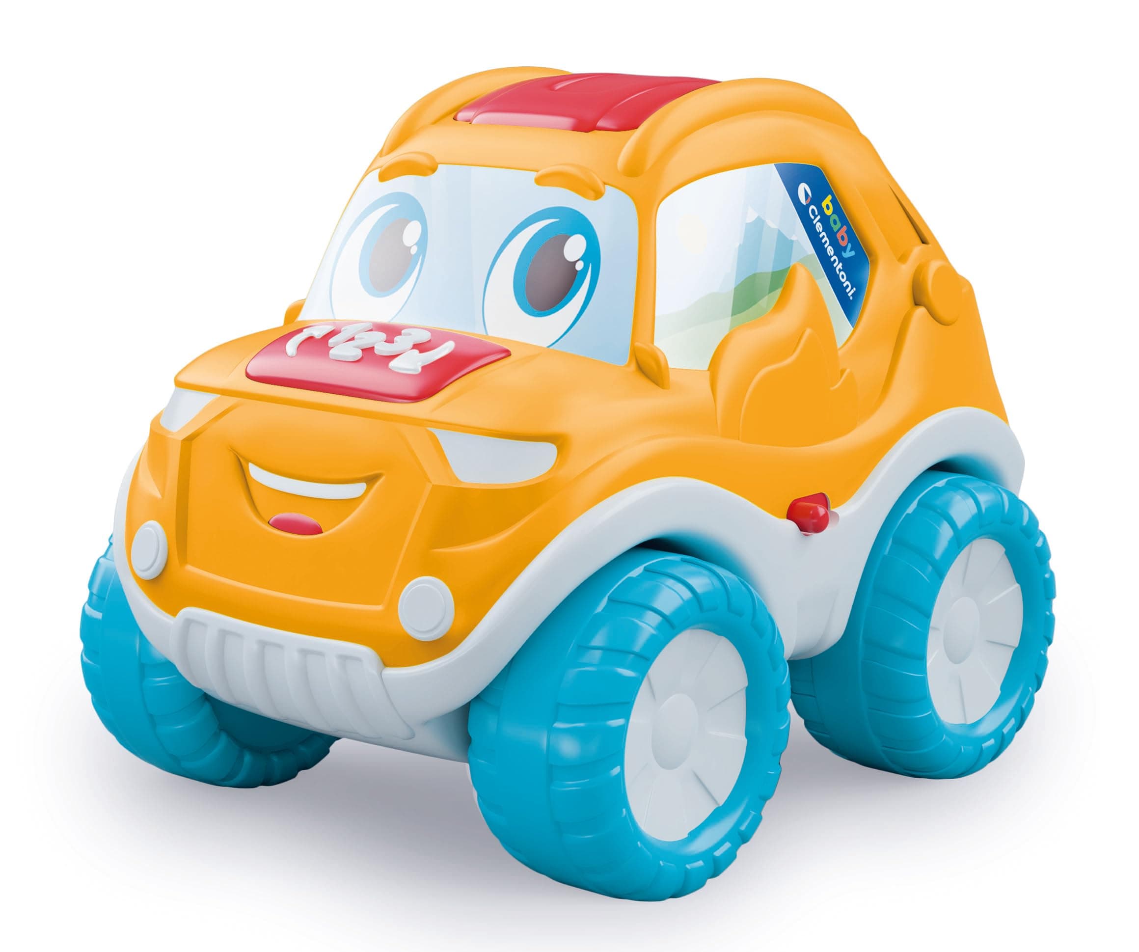 Clementoni Clementoni | Galipette, Talking Remote Control Car for Children 2-4 Years | Baby Function Tumbler Pirouette | Learning Numbers | 2 Modes | Development Awakening | Gift Idea