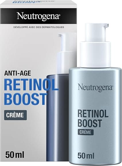 Neutrogena – Retinol Boost Anti-Aging Cream (50 ml pump bottle) – Face treatment to combat visible signs of ageing – Face cream enriched with retinol - Image 1