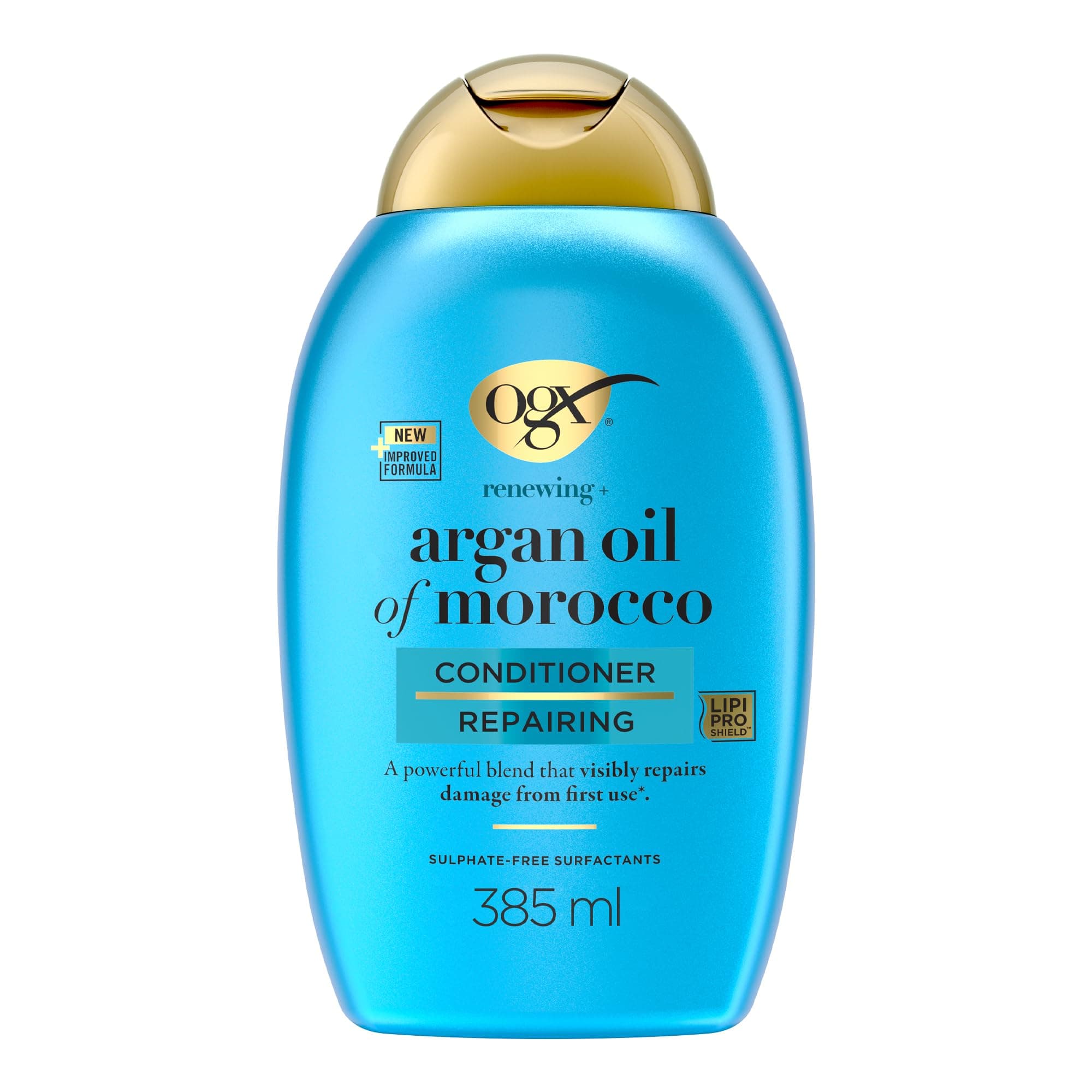 OGX | Moroccan Argan Oil Repair Conditioner (385ml Bottle) - Hair Care for Dry and Damaged Hair - Sulfate Free Conditioner