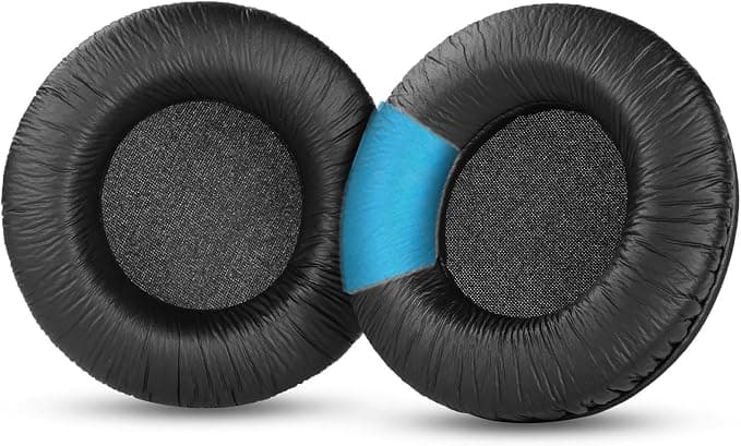 Replacement Crinkle Ear Pads Compatible with Sennheiser HD420 HD433 HD435 HD 420 433 435 Headphones - Image 1