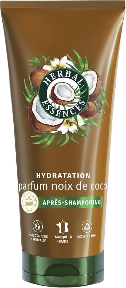Herbal Essences Coconut Fragrance Hydration Conditioner 200 ml Damaged Hair, Helps Nourish and Smooth, for Soft Hair, Ingredients of Natural Origin, Vegan and Not Tested on Animals - Image 1