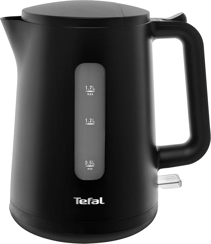 Tefal Principio Select KO2008 Kettle, 2400 W, 1.7 L Water Tank, with Automatic On/Off Switch, Anti-Limescale Filter, Matte Black - Image 1