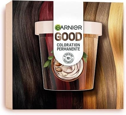 Garnier - Permanent Hair Colour - Ammonia-Free - 90% Natural Ingredients - Shea Butter - 100% White Hair Coverage - Refill Kit - Light Coffee Brown (5.0) - Image 1