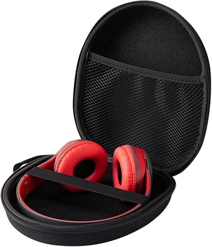 Heavy Duty Nylon Headphone Protective Case Universal Size Compatible with Sony MDR-XFB950BT, MDRZX310, COWIN E7, Bose QC25, Grado SR80 (Black) - Image 1