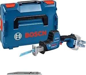 Bosch Professional 18V System GSA 18V-24 cordless sabre saw (with S922EF, S2345X, suspension hook kit, L-BOXX, without battery or charger)