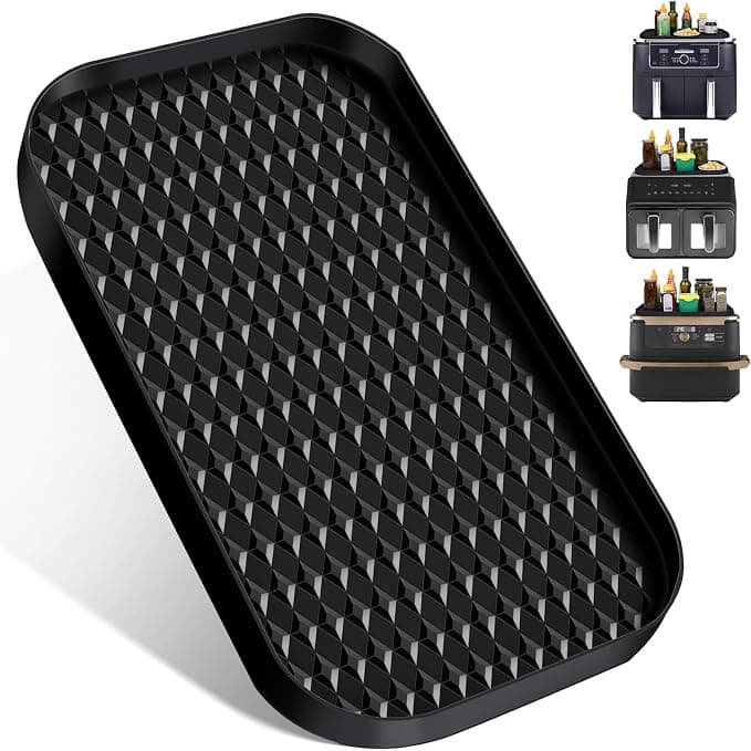 VINATO Silicone Mat for Air Fryer Storage Stand, for Ninja AF500EU AF400EU AF451EU, Accessories Cushion Mat for Foodi Max Dual Zone 9.5L-10.4L, Dustproof Easy to Clean - Image 1