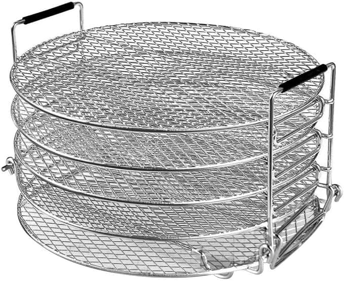 Parchment Paper Holder Dehydrator Holder Stand Compatible With Instant Pot Crisp Replacement Food Grade Barbecue Stand Stainless Steel Dehydrator Holder For Fruit Lé - Image 1