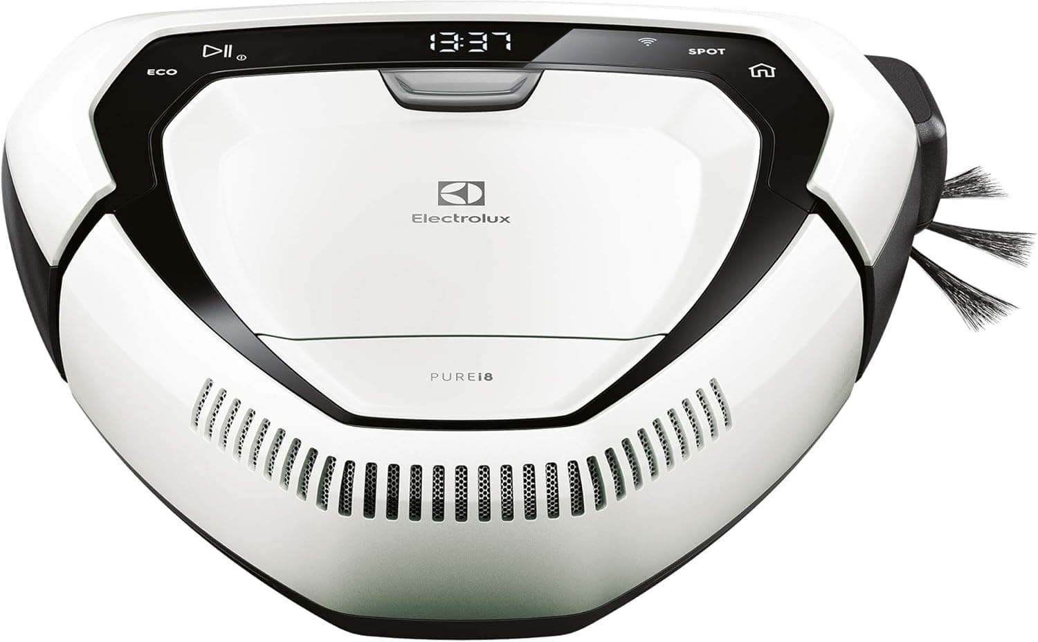 Electrolux Electrolux Robot Aspirateur Connecté Purei8 PI81-4SWN – Aspirateur Autonome – Contrôle & Programmation depuis app – 3 Modes de Nettoyage – Se Recharge Automatiquement – Couleur : blanc