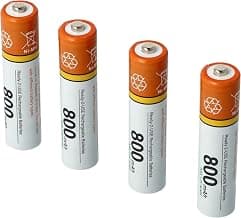 4 x AAA Micro Batteries Compatible with Angelcare AC423, AC420, AC420D, AC401, AC403, AC110 Baby Monitor, Baby Monitor (800mAh, 1.2V, NiMH)