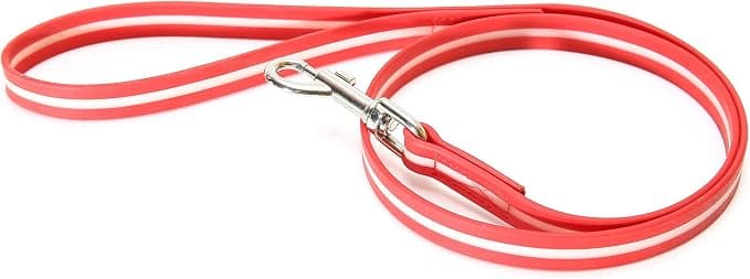 Julius-K9 Julius-K9 IDC Lumino Glow in the Dark Lead with Handle, 19 mm x 1.2 m, Red