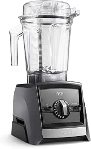 Vitamix A2500i ASCENT Series Blender 100% Tritan Plastic (BPA Free), 2 Litre, Dark Grey