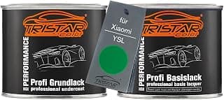 TRISTARcolor Peinture voiture Kit pot prêt à la pulvérisation pour Xiaomi YSL Yun Shan LV Metallic Internal peinture de fond + peinture de base 1 L