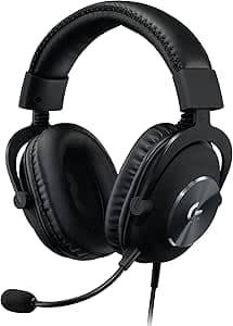 Logitech G Pro X SE, Wired Gaming Headset with Microphone: Detachable Microphone, DTS Headphones: X 7.1, USB D/A Converter Included, for PC, Xbox One, Xbox Series X|S, PS5, PS4 - Black