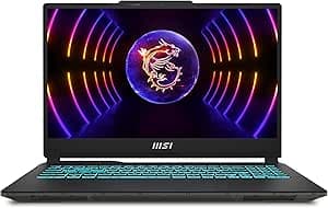 MSI Cyborg 15 A13VFK-1691FR: Intel Core i7 13620H - 16GB DDR5 - SSD 512GB - Nvidia RTX4060 8GB - 15.6' Full HD 144Hz - Windows 11 Home