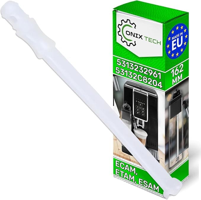 Milk Flow Tube 162 mm for Automatic Coffee Machine with Original Code 5313232961 for DeLonghi ECAM ETAM ESAM - Image 1