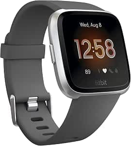 Fitbit Versa Smart Watch - One Size Fits All (Small and Large Bands Included)