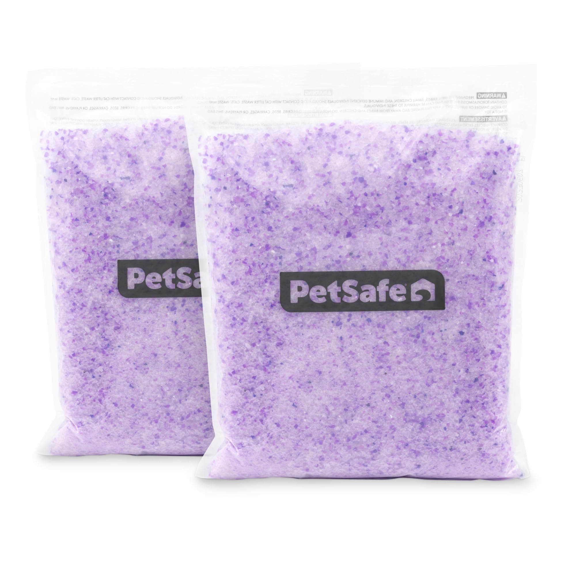 PetSafe - ScoopFree Premium Litière pour Chat Non Agglomérante en Cristal - Contrôle des Odeurs, sans Poussière - Lavande, Paquet De 2 - Image 3