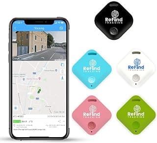 ReFind R4 Traceur Intelligent pour Android et iPhone. Mini Balise GPS Bluetooth 5.0. Alternative Samsung AirTag pour Clés, Animaux, Portefeuilles et Bagages (Rose)