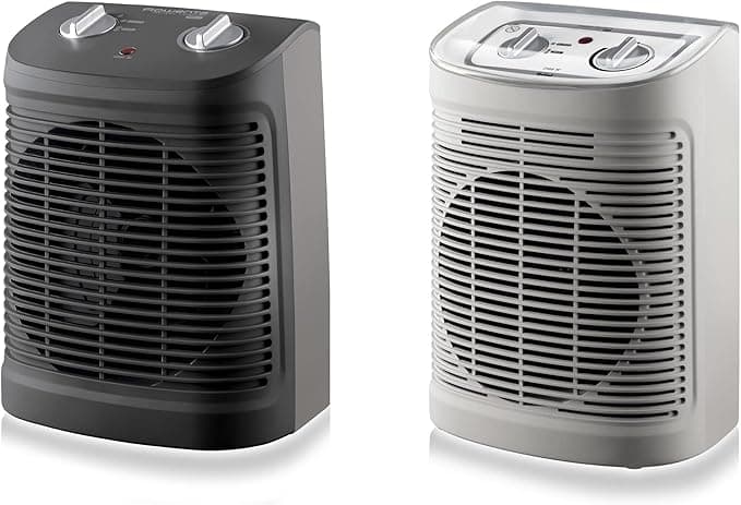Rowenta Bundle Rowenta SO6510F2 Bathroom Fan Heater, 2 Settings, Eco Mode, Quiet, Safety + SO2320F2 Compact Radiator, 2 Powers, Quiet, Easy Transport