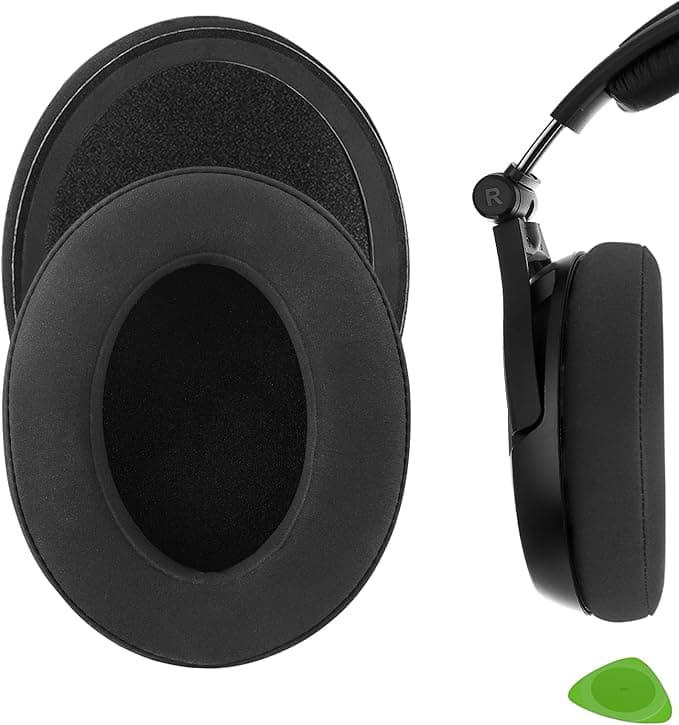 Geekria Comfortable Replacement Velvet Ear Pads Compatible with Sennheiser HD380 HD380 Pro PXC350 PC350 PC350 SE PXE350 HME95 HMEC250 Headphone(Black) - Image 1
