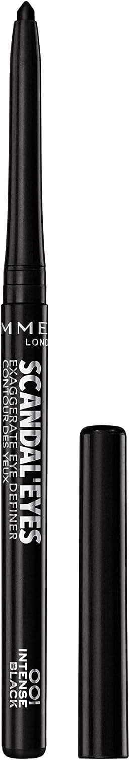 Rimmel Crayon Scandaleyes Exaggerate Eye Definer, 001 Intense Black, 0.35g - Image 1