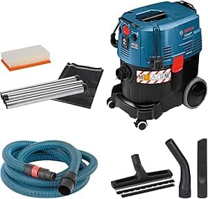Bosch Professional Vacuum Cleaner Water and Dust Gas 35 M AFC (Power 1200 W, 35 L tank, 5 m hose)