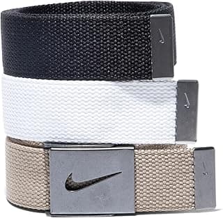3 Pack Web Belt Ceinture Homme (lot de 3)