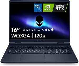 Alienware 16 Aurora AC16250-16 Laptop, WQXGA 16:10 Display, Intel Core 7-240H Series 2, 16GB DDR5 RAM, 1TB SSD, NVIDIA GeForce RTX 5060 8GB GDDR7, Windows 11 Home, Onsite Service