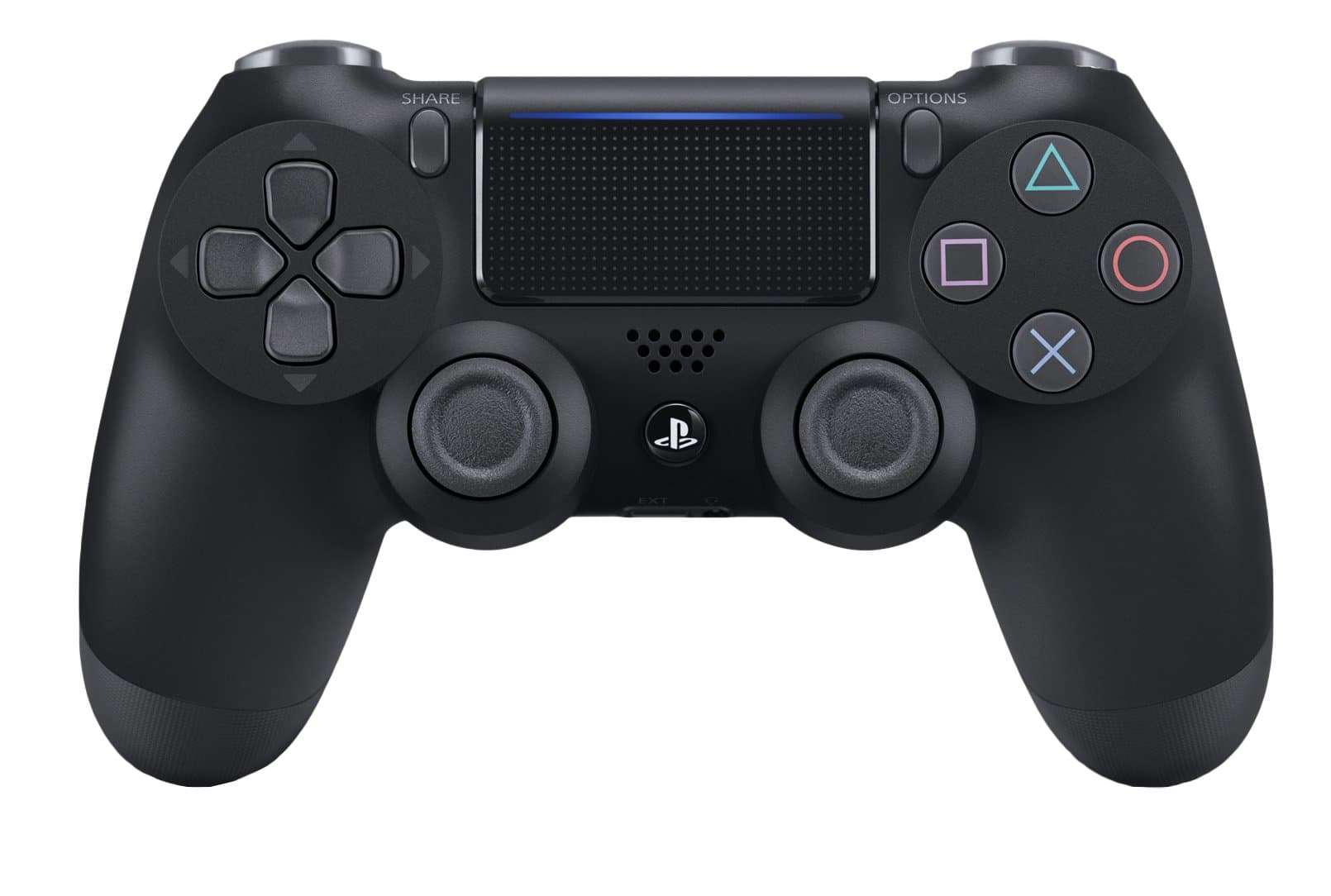 Playstation Sony, Manette PS4 DUALSHOCK 4 Officielle, Accessoire 4, Sans Fil, Batterie Rechargeable, Bluetooth, Couleur : Jet Black - Image 1