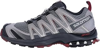 XA Pro 3D Men's Trail Shoes, Ebony Red Dahlia Monument, 40 EU