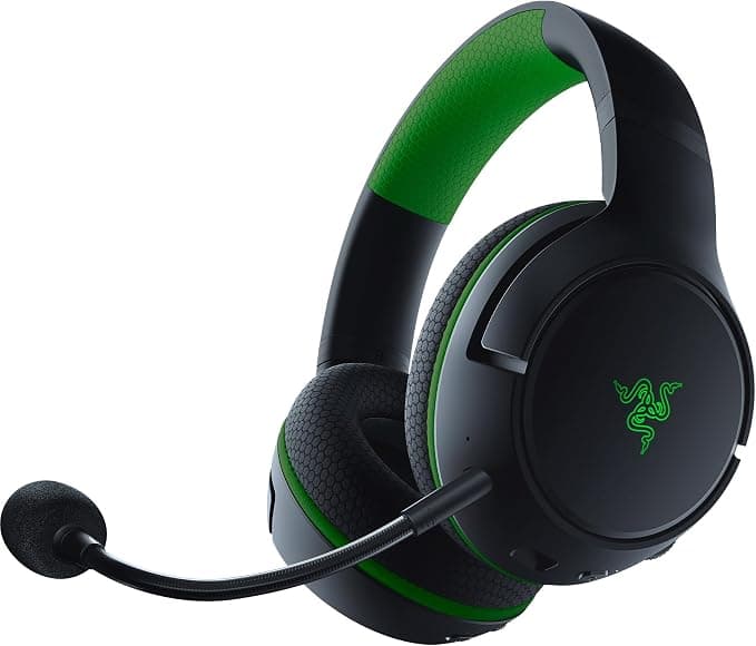 Razer Kaira Pro - Casque de jeu sans fil pour Xbox Series X|S + Xbox One + PC et smartphone (Casque sans fil, Bluetooth, diaphragme de 50 mm, microphone supercardioïde) Noir-Vert