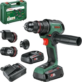 Bosch Bosch perceuse-visseuse sans fil AdvancedDrill 18V-80 QuickSnap (percer et visser ; avec renvoi d'angle, porte-embout exc. et magnét; poignée aux; avec batterie et chargeur)