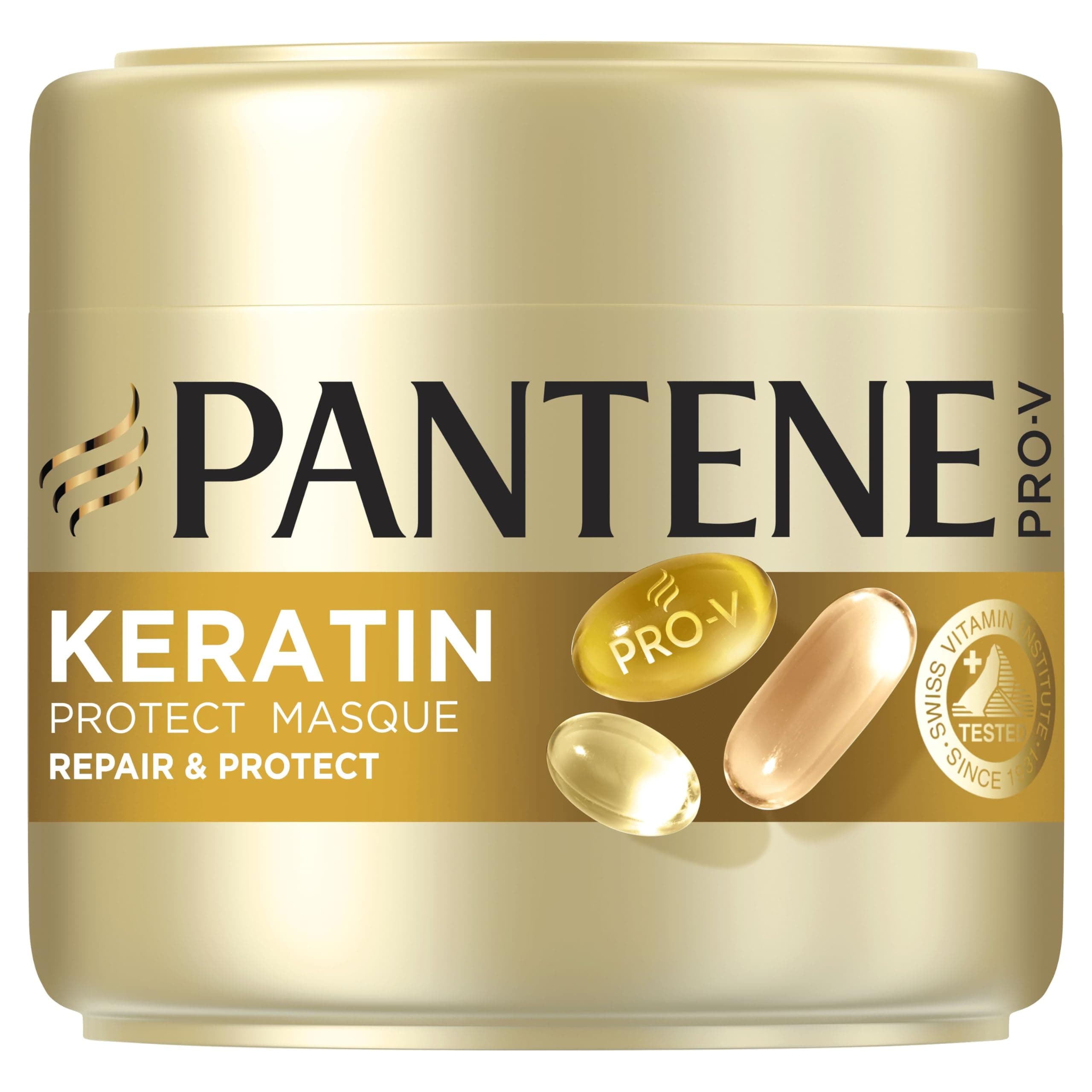 Pantene pro-v, masque repair & protect, à la kératine, pour cheveux fragiles et abîmés, aide à combattre les signes des agressions en 1 seule application -300 ml (L'emballage de l'article peut varier) - Image 10