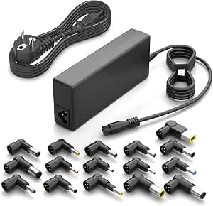 Universal 90W Laptop Charger for HP Asus Lenovo Dell Acer Samsung Sony Fujitsu Gateway Notebook Ultrabook Chromebook with 16 Connectors