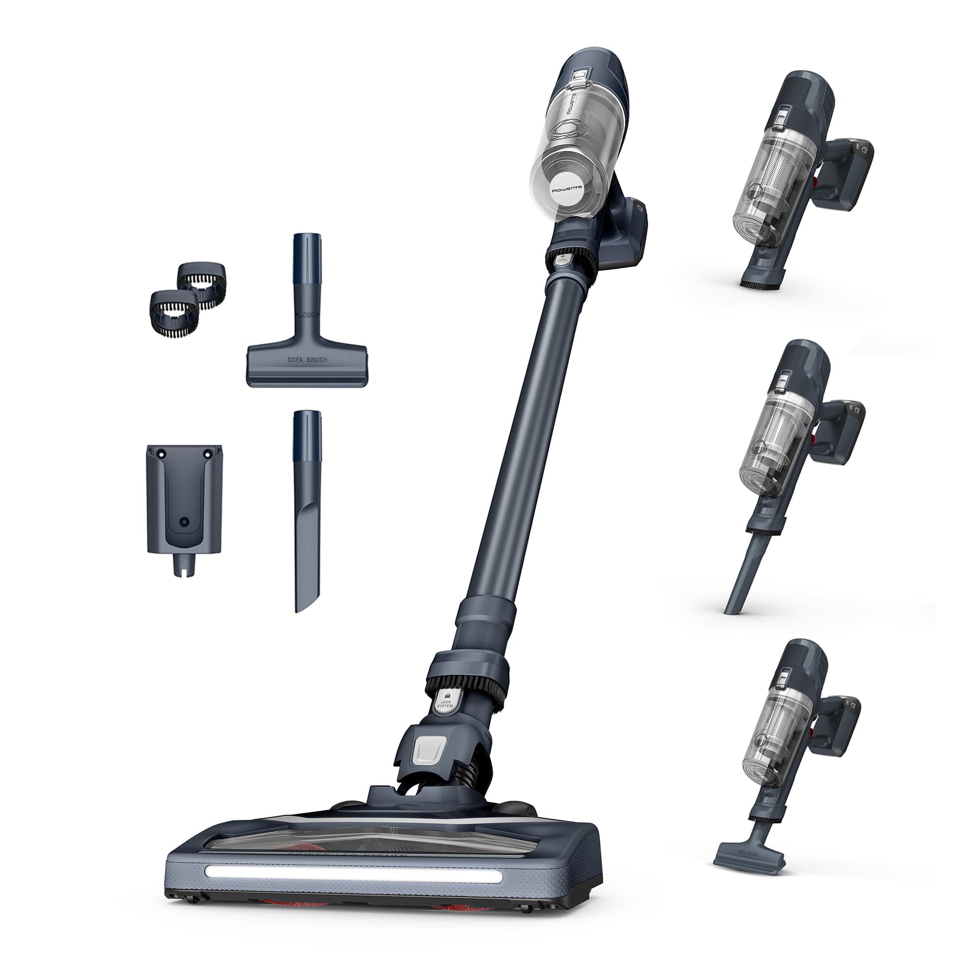 Rowenta X-Pert6.60 Aspirateur balai sans fil multifonction, Puissance de 100W, 45 minutes d'autonomie RH6831EO, Noir - Image 2