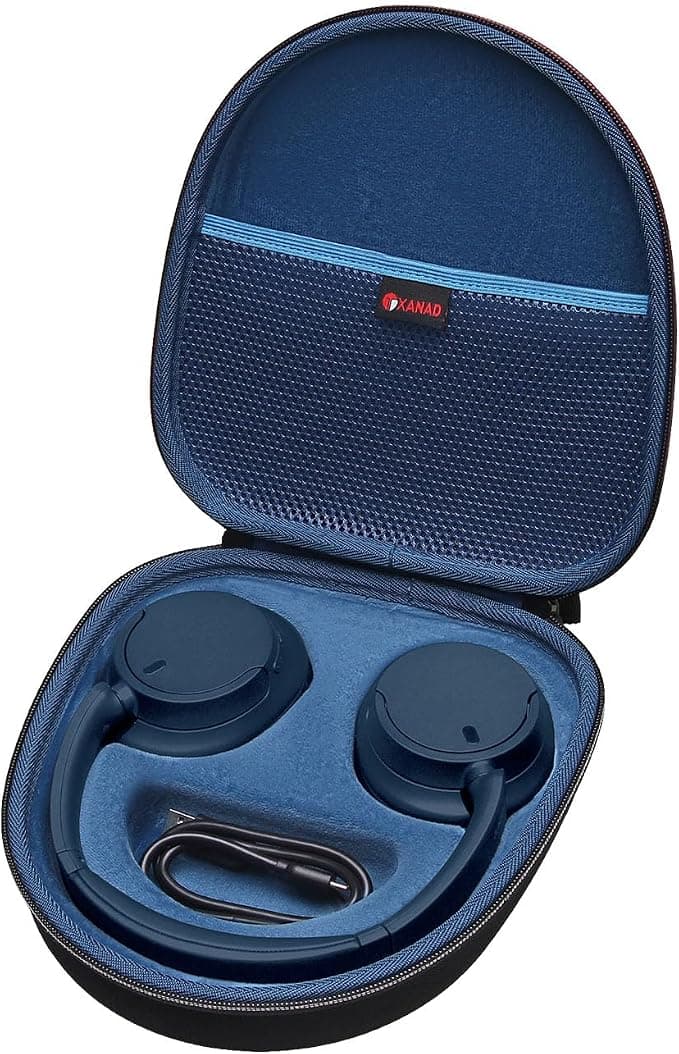 XANAD Headphone Case for Sony WH-CH720N Wireless Noise Cancelling Bluetooth Headset (Blue) - Image 1