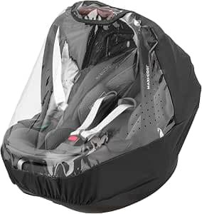 Maxi-Cosi Baby Car Seat Rain Cover with Air Vent, Transparent