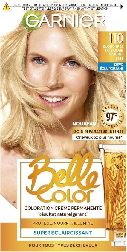Garnier - Belle Color - Permanent Cream Colour - 110 Very Very Light Natural Blonde - 100 ml - Image 1