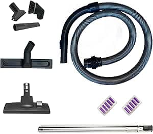 Complete Service Kit Compatible with Miele CX1 Blizzard Series | Powerline | Comfort | Flex | Excellence | Cat and Dog | Includes Telescopic Extension Tube, Hose, Floor Tools