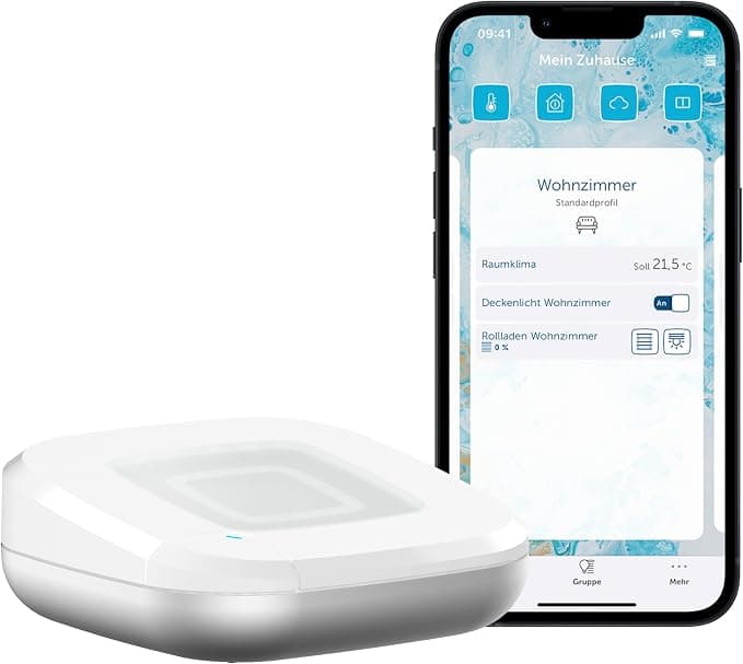 Homematic IP Access Point 2, Smart Home Gateway with Free App and Voice Control via Amazon Alexa, 161314A0 - Image 1