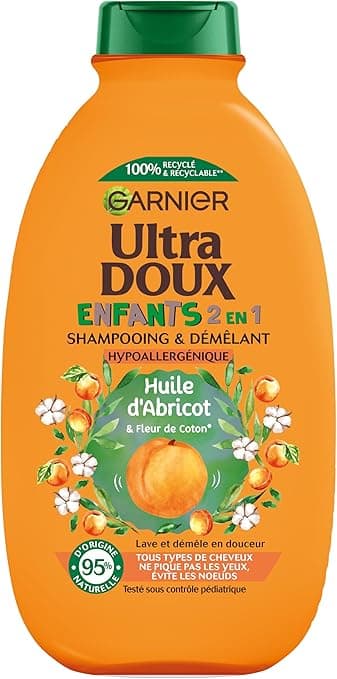 Garnier Ultra Doux Enfant Detangling Shampoo Apricot - 600 ml