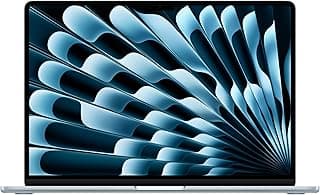 Apple MacBook Air 15 Pouces Ordinateur Portable avec Puce M4 : Conçu pour Apple Intelligence, Écran Liquid Retina de 15,3 Pouces, Mémoire unifiée de 24 Go, Stockage SSD de 512 Go, Touch ID ; Ciel